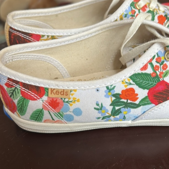 Keds Rifle Paper Company Garden Party Floral SZ 7 Sneakers Shoes - Picture 2 of 7